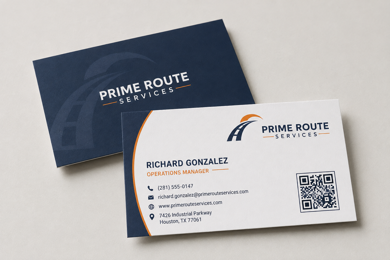 Cards with QR code